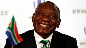 BREAKING: South African President Ramaphosa Re-elected As ANC Leader