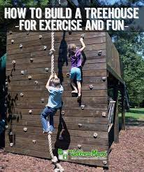 Build A Treehouse For Exercise Fun
