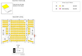 Balcony Level Seating Chart There Are No Elevators