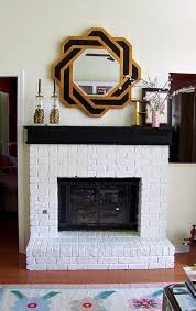 Painting The Brick Fireplace