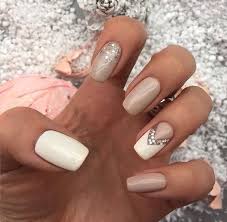 It looks like there are two different nail designs yet it's one unusual manicure. Nail Art 1924 Best Nail Art Designs Gallery Bestartnails Com Beige Nails Stylish Nails Stylish Nails Designs