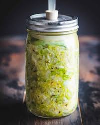 traditionally fermented cabbage