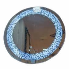 Round Glass Mirror For Bathroom Size
