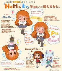 はのみど@土-東Ａ81a on X:  nomakogameさんが制作した海外お花摘み系RPG｢NoMaKo｣(完成済み)が最高だったのでファンアートを描きました。googleレンズで一文一文翻訳して遊んでたけどストーリーも面白いしミニゲームやNPC連れ歩き要素(NPCも我慢要素あり)など魅力を書き  ...