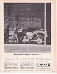 1963 yamaha 80cc yg 1t motorcycle print
