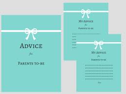 Keep your baby shower guests entertained with these fun mom to be advice cards and baby shower games. Baby Shower Advice Cards Magical Printable