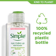 simple kind to eyes make up remover