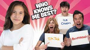 WHO KNOWS ME BETTER CHALLENGE!!! JillianTubeHD Family Q&A! - YouTube