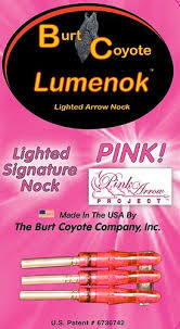 Lumenok Lighted Nock Pink S Nock 3pk Bowhunters Superstore
