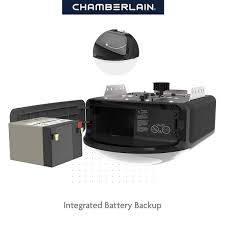 chamberlain 3 4 hp led smart quiet belt
