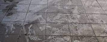 remove grout haze on a new tile floor