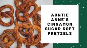cinnamon sugar soft pretzels