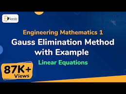 Gauss Elimination Method With Example