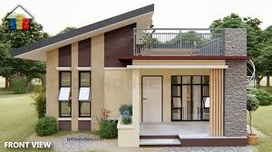 simple house design with roof deck for