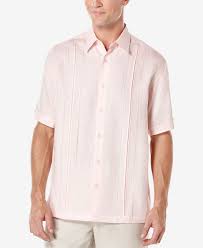 Cubavera Mens Box Pleat Short Sleeve Shirt Pleated Shorts