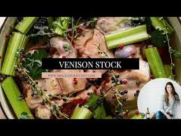 how to make venison stock slow cooker