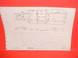 Details About 1948 1949 1950 1951 1952 1953 Hudson Super Commodore Frame Dimension Chart