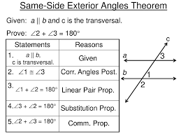 4 3 parallel lines and transversals