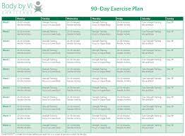 90 day workout plan 9 exles