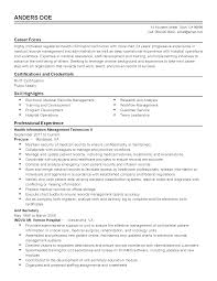 Cv examples see perfect cv samples that get jobs. Health Information Technician Templates Myperfectresume