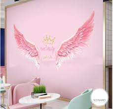 Wall Decal Angel Wings Girls Sticker