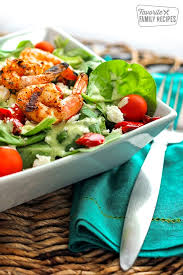 grilled shrimp salad with cilantro