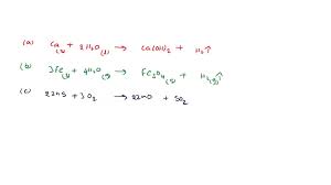 Solved â Write Chemical Equations