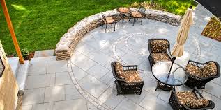 Curved Stacked Stone Wall Custom