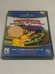 caillou cd rom pc video game more than