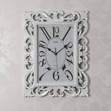 Wall Clock Alberic Antique White Shabby