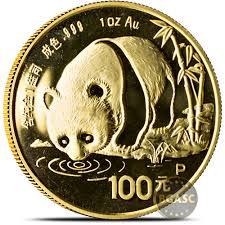 1 Oz 1987 Chinese Gold Panda Coin 100 Yuan Brilliant Uncirculated Mint Sealed