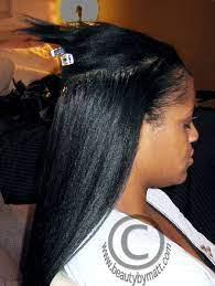 Synthetic hair is cheaper and lasts longer, but on the other hand, you can easily wash. Sew In With Micros Black Hair Extensions Short Hair Wigs Micro Braids Styles