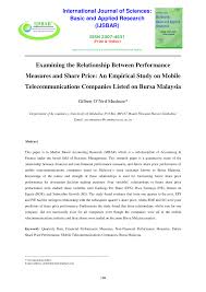 Position：list of companies ›› malaysia ›› telecommunications ›› list of telecommunications companies in malaysia. Pdf Examining The Relationship Between Performance Measures And Share Price An Empirical Study On Mobile Telecommunications Companies Listed On Bursa Malaysia