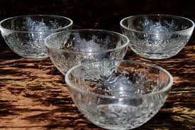 Clear Glass Dishes Set Of Soup Bowls