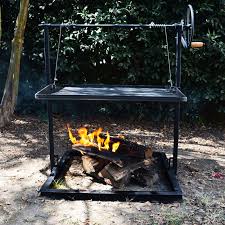 If you aren't sure, fill the tank or exchange it for a full one. Titan Campfire Asado Adjustable Grate And Griddle Open Flame Open Fire Cooking Fire Pit Grill Backyard Bbq Pit