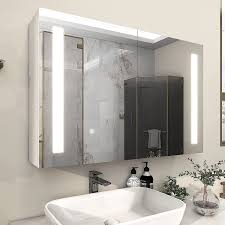 led bathroom mirror cine cabinet