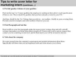 cover letter for sales and marketing internship Sales And     Template net