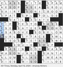 nyt crossword puzzle