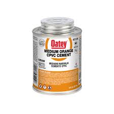 Oatey Medium Orange Cpvc Cement Oatey
