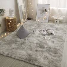 grey carpet tie dyeing plush soft