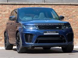 Shop, watch video walkarounds and compare prices on land rover range rover sport listings. 2019 Used Land Rover Range Rover Sport Svr Balmoral Blue