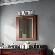 Ove Decors Daisy Iii 3 Light Mirror Stainless Steel And Glass 21 In Led Vanity Light Bar Va Dai321 Sssho The Home Depot