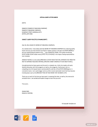 query letter in pdf free template
