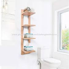 Bathroom Ladder Storage Shelves