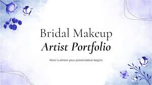 bridal makeup artist portfolio presentation