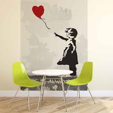 Banksy Street Art Balloon Heart