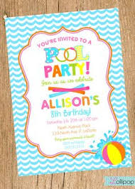 Birthday Pool Party Invitation Wording Magdalene Project Org