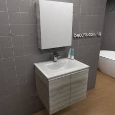 dusche pvc grey linear basin cabinet