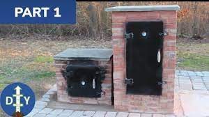 how to build a brick bbq smoker part 1