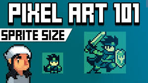 pixel art 101 sprite canvas size